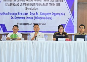 Jadi Narasumber Seminar Implementasi KUHP, Kasat Reskrim Polres Soppeng Sampaikan Paradigma Baru Penegakan Hukum