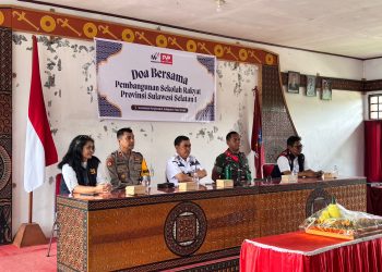 Wakapolres Tana Toraja Hadiri Doa Bersama Pembangunan Sekolah Rakyat di Mengkendek