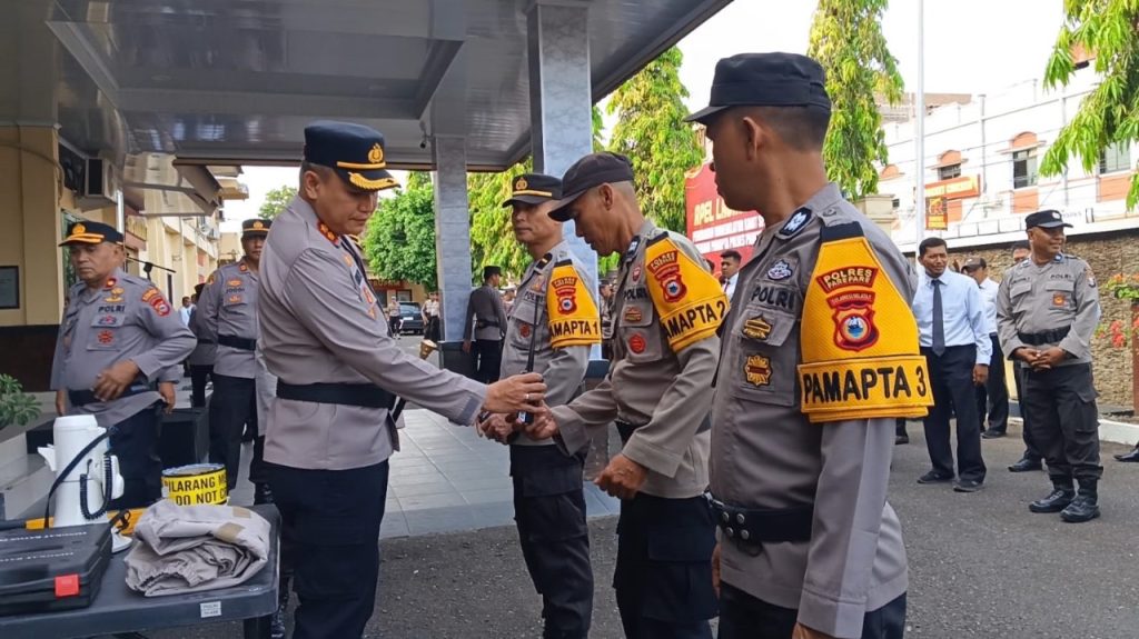 Kukuhkan Pamapta, Kapolres Parepare Tegaskan Tanggung Jawab dan Pelayanan Prima