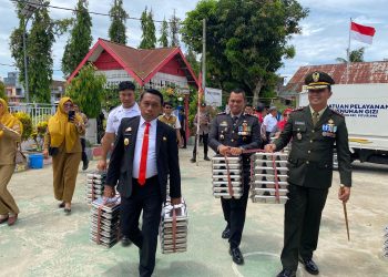 Kapolres Sidrap Hadiri Peresmian Dapur SPPG di Lancirang