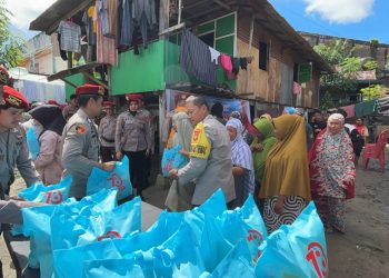 ‎Sat Reskrim Polres Pinrang Gelar Bakti Sosial Dalam Rangka HUT Reserse ke-78