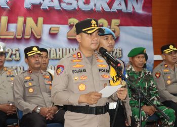 Kapolres Maros Libatkan Ratusan Personel Untuk Pengamanan Natal dan Tahun Baru