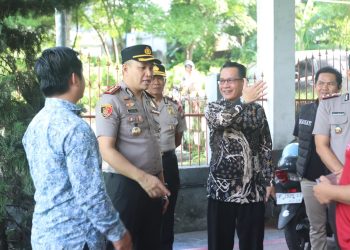 Beri Rasa Aman Kepada Jemaat, Kapolres Parepare Tinjau Pengamanan Ibadah di GKI