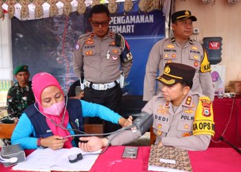 Pastikan Pengamanan Nataru Maksimal, Kapolres Palopo Cek Posko Operasi Lilin 2025