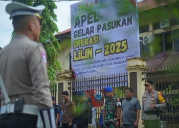 Kapolres Parepare bersama Bupati Pimpin Apel Gelar Pasukan Persiapan Pengamanan Nataru