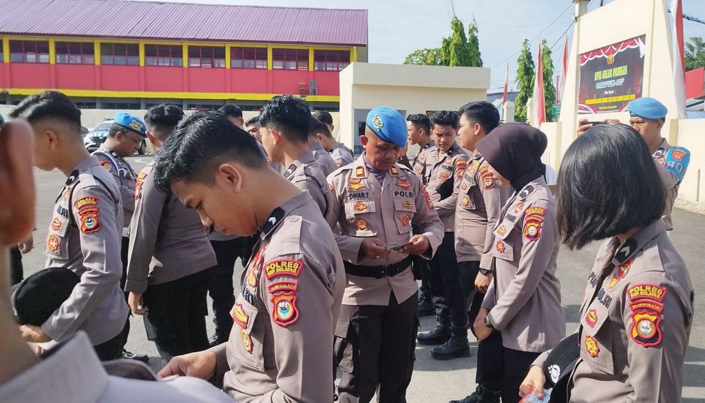 Tegakkan Disiplin Internal, Propam Polres Selayar Gelar Gaktiblin