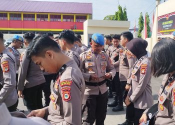 Tegakkan Disiplin Internal, Propam Polres Selayar Gelar Gaktiblin