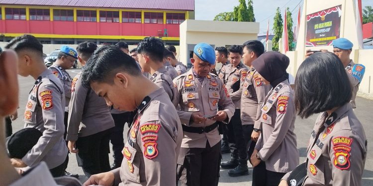 Tegakkan Disiplin Internal, Propam Polres Selayar Gelar Gaktiblin