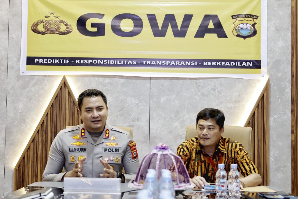 Kapolres Gowa Sambut Tim Peneliti Puslitbang Polri dalam Kajian Transformasi Polri