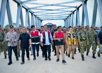 Kapolres Sidrap Hadiri Groundbreaking dan Peresmian Jembatan Malake