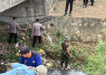 Polres Wajo bersama TNI Gelar Karya Bakti Dalam Rangka Hari Juang TNI AD