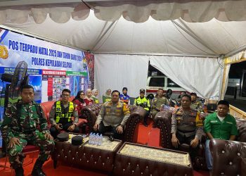Kapolres Selayar Pimpin Pengamanan Pergantian Tahun, Jalur Masuk Kota Disekat