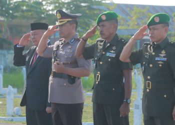 Kapolres Wajo Hadiri Ziarah Rombongan Dalam Rangka Hari Juang TNI AD ke-80