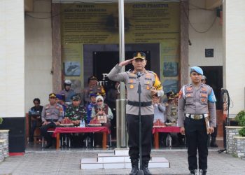 Kapolres Bulukumba Pimpin Apel Gelar Pasukan Operasi Lilin 2025, Siap Amankan Nataru