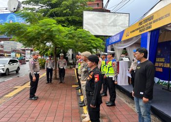 Polres Gowa dan Instansi Terkait Gelar Apel Kesiapan Pos Terpadu, Siap Beri Pelayanan Nataru
