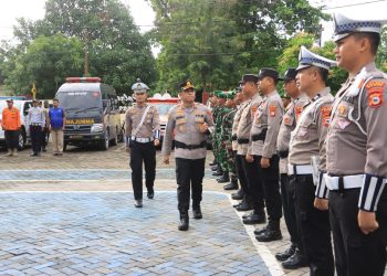 Kapolres Barru Turunkan Ratusan Personel Untuk Amankan Perayaan Natal dan Tahun Baru