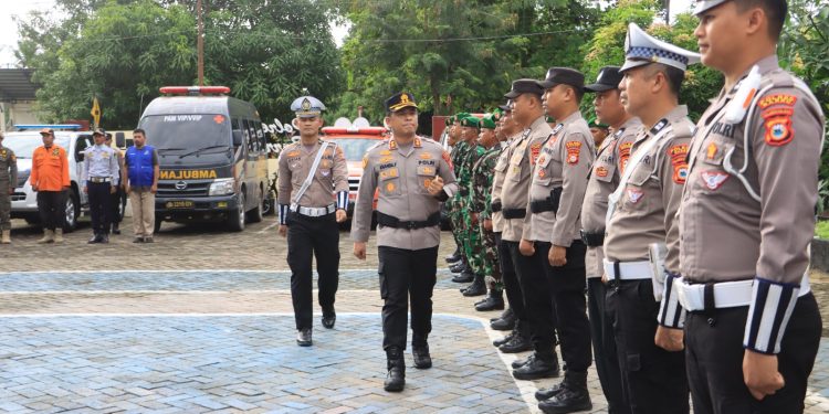 Kapolres Barru Turunkan Ratusan Personel Untuk Amankan Perayaan Natal dan Tahun Baru