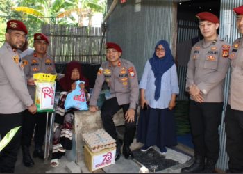Dalam Rangka HUT Reserse ke-78, Sat Reskrim dan Satres Narkoba Bantu Warga Prasejahtera