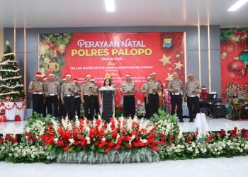 Polres Palopo Gelar Perayaan Natal di Gedung Opu Daeng Risadju