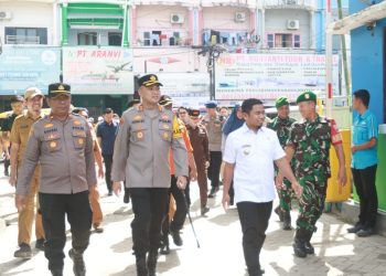 Kapolres Parepare bersama Forkopimda Cek Posko Ops Lilin di Pelabuhan Nusantara