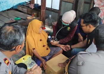 Polres Jeneponto Gelar Bakti Kesehatan dan Peduli Warga Rentan di Palajau