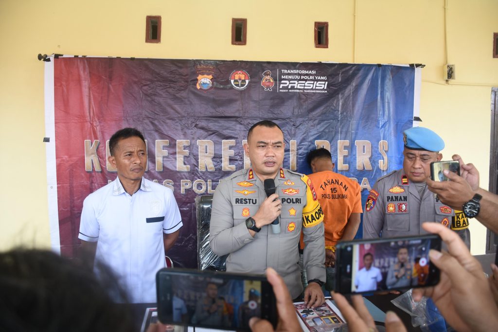 Kapolres Bulukumba Rilis Kasus Begal Yang Incar Perempuan Saat Berkendara
