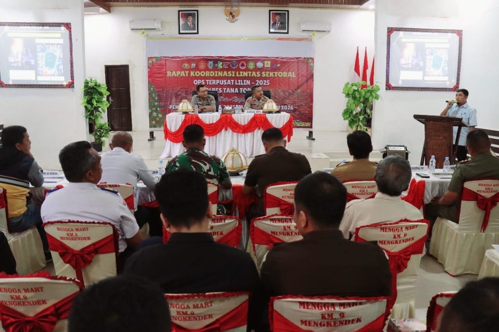 Polres Tator Gelar Rakor Lintas Sektoral Dalam Rangka Operasi Lilin 2025
