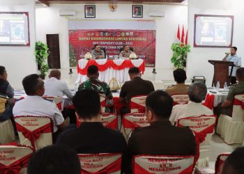 Polres Tator Gelar Rakor Lintas Sektoral Dalam Rangka Operasi Lilin 2025