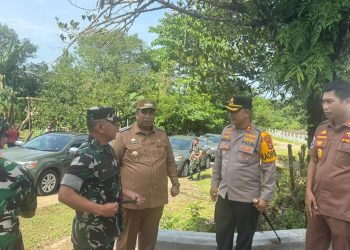 Kapolres Maros Dampingi Pangdam XIV/Hasanuddin Tinjau Pembangunan KDKMP