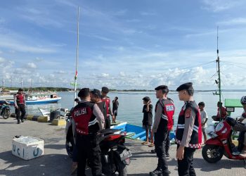Tim Patmor Polres Bulukumba Himbau Nelayan Waspada Cuaca Ekstrem