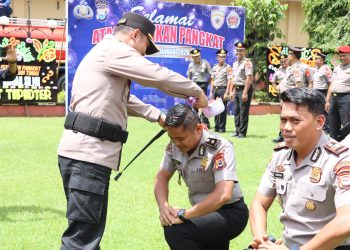 Ini Pesan Kapolres Maros ke 77 Personel Yang Naik Pangkat