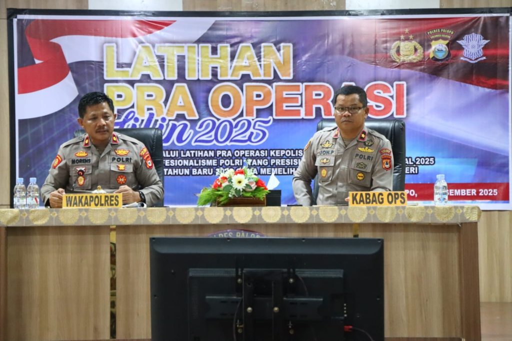 Polres Palopo Gelar Latihan Pra Operasi Lilin Dalam Rangka Pam Nataru