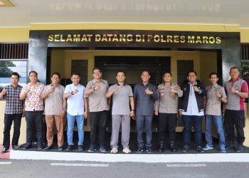 Perkuat Sinergitas, Kapolres Maros Terima Kunjungan KONI