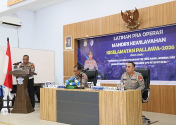 Gelar Lat Pra Ops Keselamatan 2026, Dirlantas Polda Sulsel: Laksanakan Tugas Secara Profesional dan Hindari Komplain