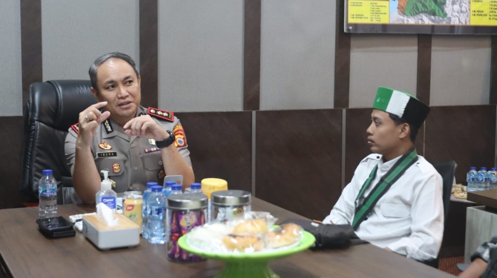Kapolres Parepare Terima Audiensi PC HMI, Sambut Hangat Agenda Milad