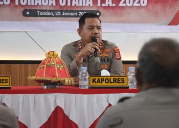 Polres Toraja Utara Gelar Sosialisasi DIPA/RKA-KL TA 2026 dan Penandatanganan Pakta Integritas