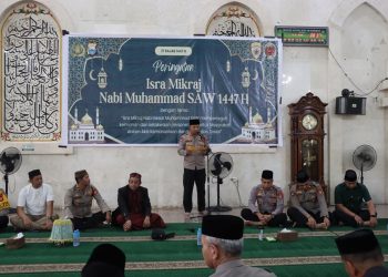 Peringati Isra Mi’raj, Kapolres Ajak Maros Ajak Personel Perkuat Moral dan Spiritual