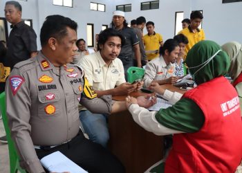 Polres Selayar Gelar Donor Darah Dalam Rangka HUT Intelkam ke-80
