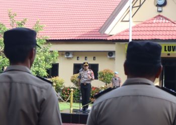 Pimpin Apel di Awal Tahun, Kapolres Luwu Tegaskan Soliditas dan Profesionalisme Personel