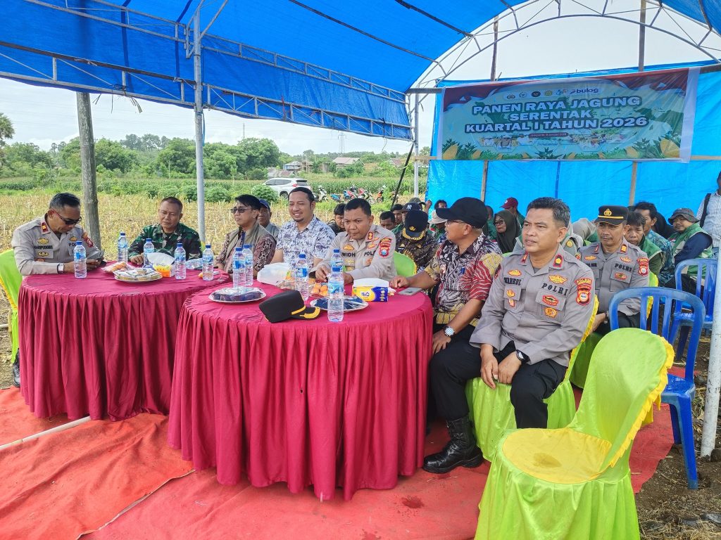 Dukung Swasembada Pangan, Kapolres Jeneponto Ikuti Panen Raya Jagung Serentak Secara Virtual
