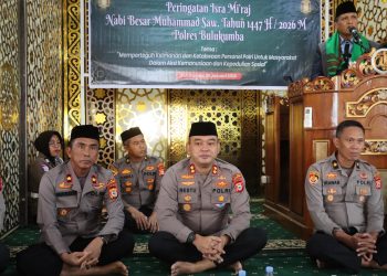 Polres Bulukumba Gelar Peringatan Isra Mi’raj Nabi Muhammad SAW