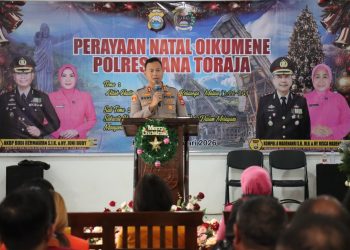 Polres Tana Toraja Gelar Natal Oikumene 2025, Wujudkan Pelayanan Terbaik Bagi Masyarakat