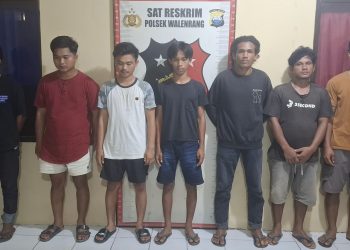 Respon Cepat, Personel Polres Luwu Amankan 7 Pelaku Penganiayaan dan Perusakan Mobil