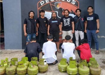 Satuan Reskrim Polres Jeneponto Ungkap Pelaku Pencurian Tabung Gas Yang Dilakukan Sejumlah Remaja
