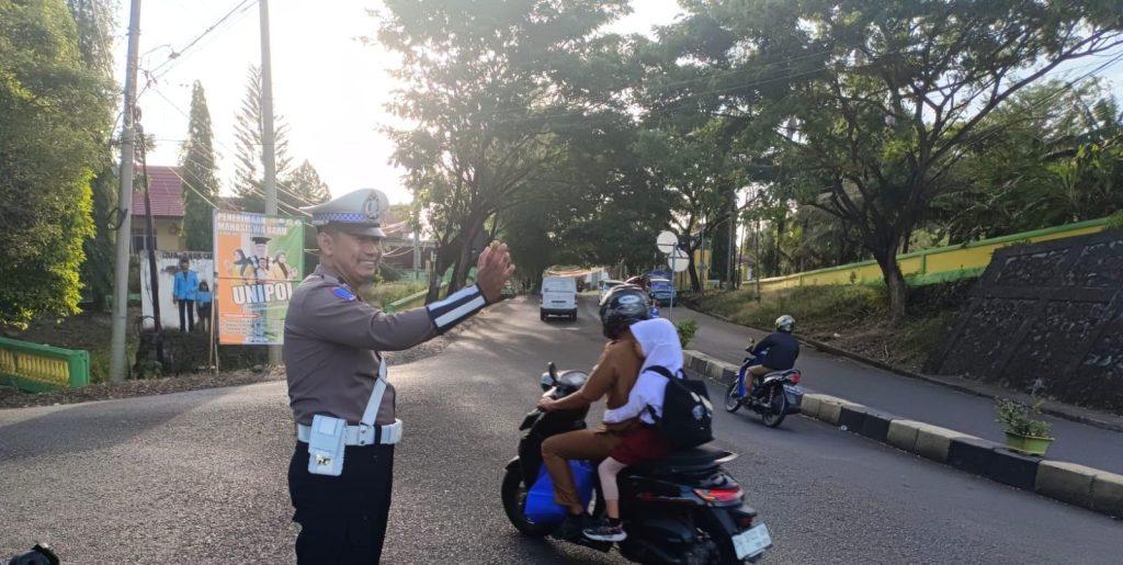 Satlantas Polres Soppeng Gelar Commander Wish Pagi, Wujudkan Kamseltibcar Lantas