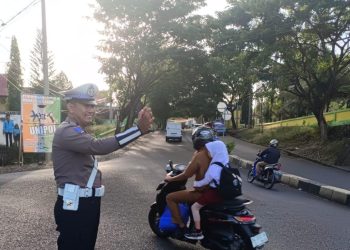 Satlantas Polres Soppeng Gelar Commander Wish Pagi, Wujudkan Kamseltibcar Lantas