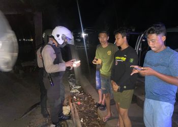 Awal Tahun, Sat Samapta Polres Selayar Perkuat Patroli Dialogis Cegah Gangguan Kamtibmas
