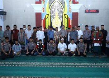 Gelar Safari Subuh di Masjid Nurul Ilmi Rappocini, Kapolrestabes Makassar Sampaikan Pesan Kamtibmas