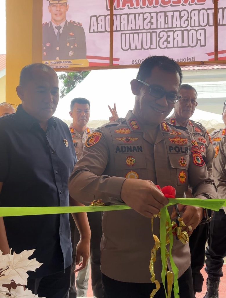 Kapolres Luwu Resmikan Gedung Baru Satres Narkoba