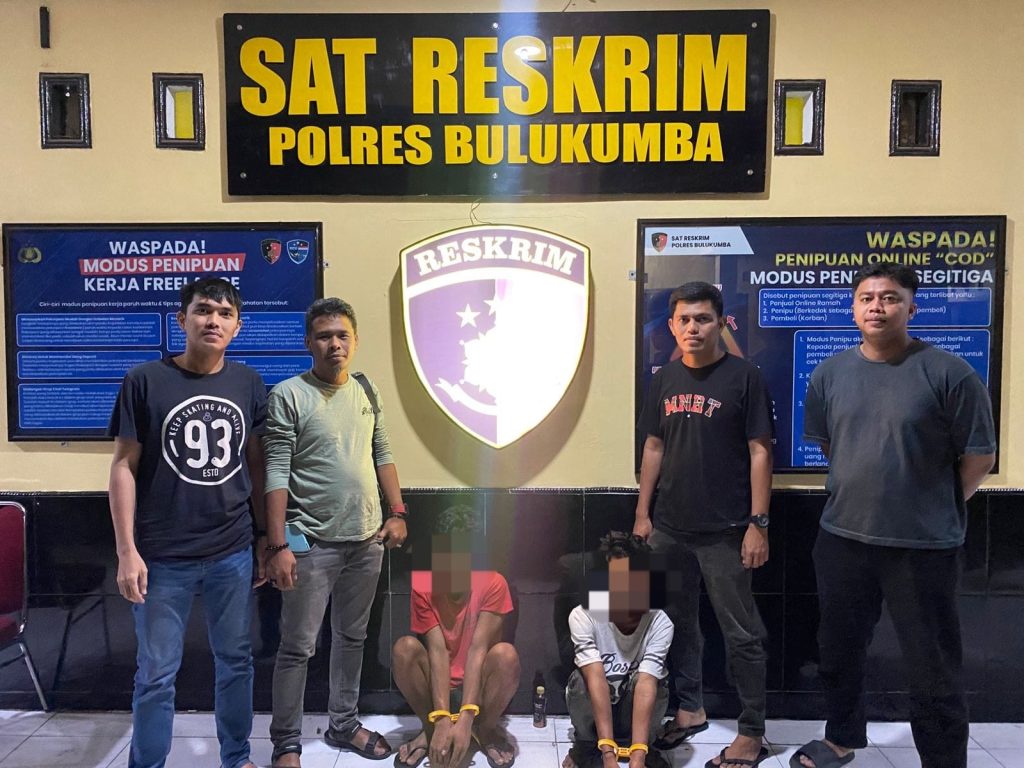 Tim Resmob Polres Bulukumba Ungkap Kasus Curanmor, Dua Terduga Pelaku Diamankan